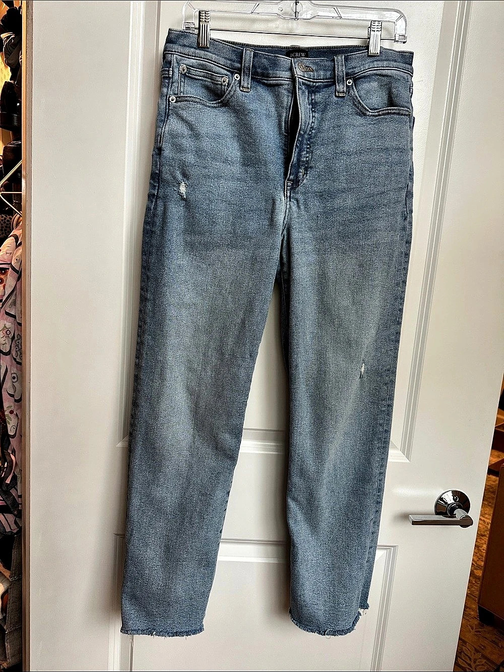 J.Crew Stovepipe Straight Leg Jeans Blue Waist 30